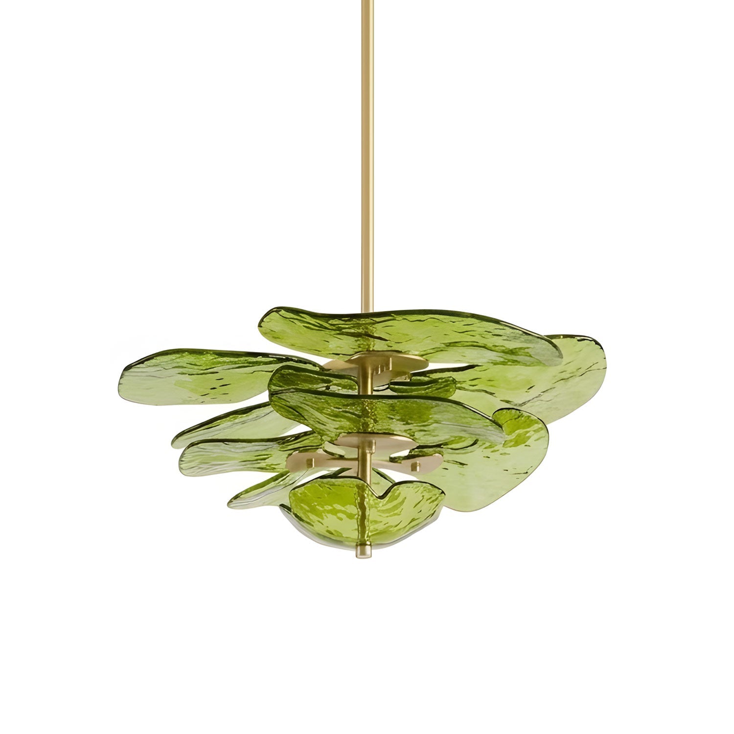 Petals Gold Murano Chandelier