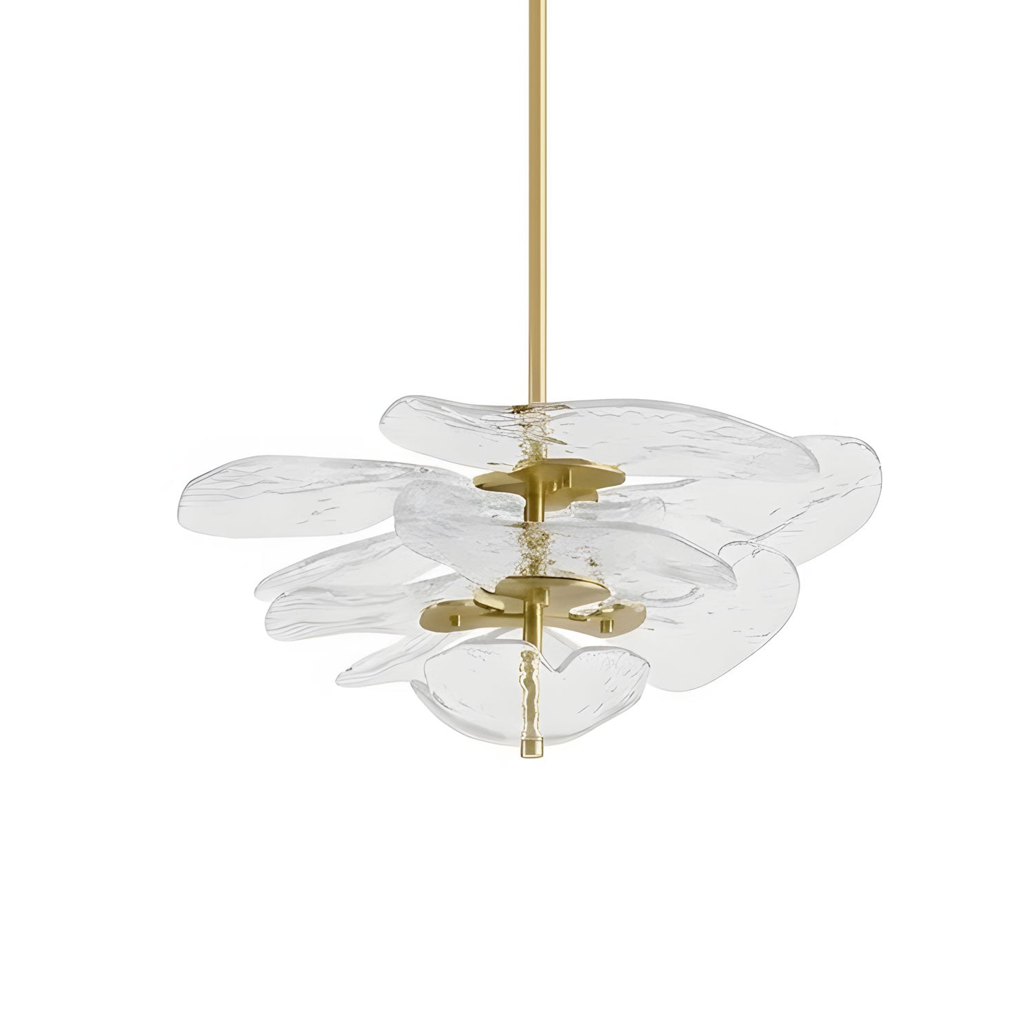 Petals Gold Murano Chandelier