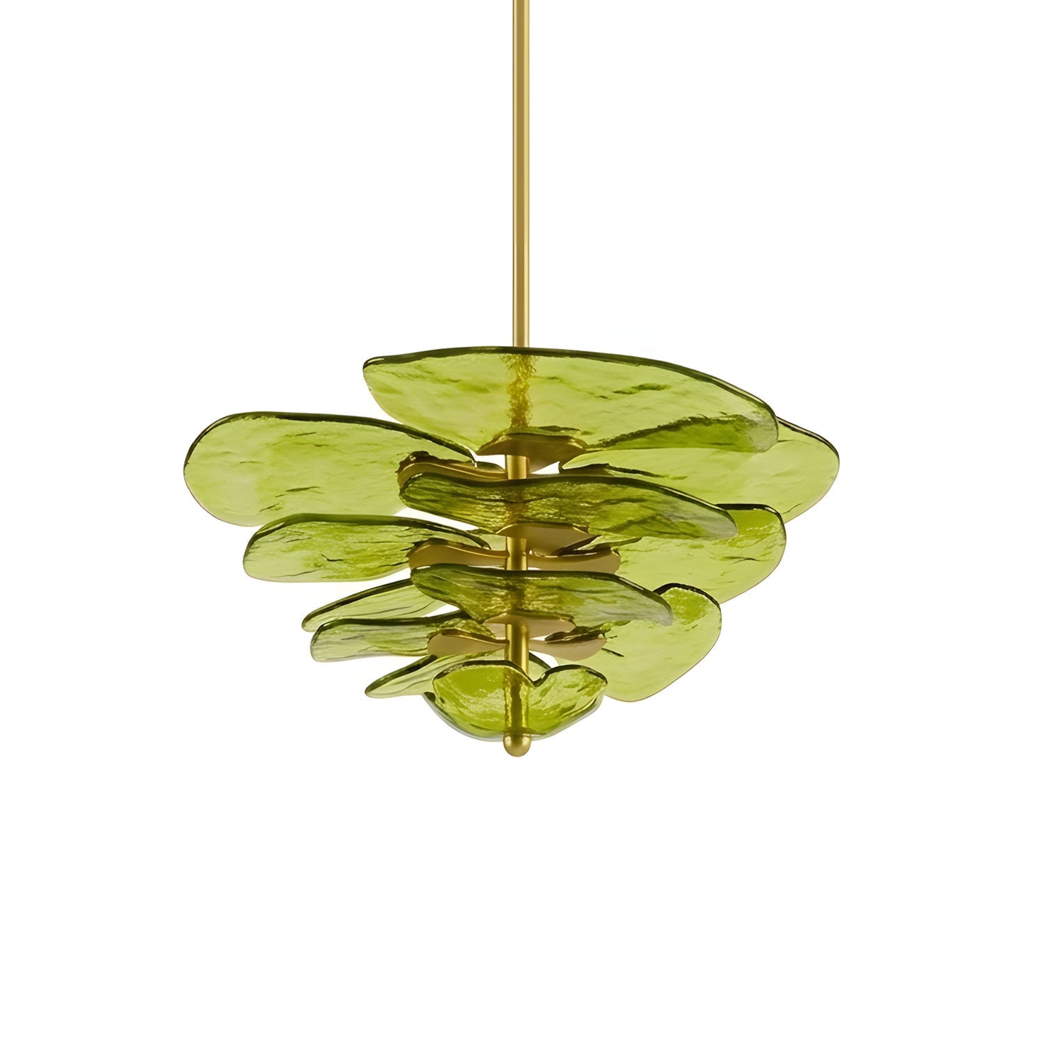 Petals Gold Murano Chandelier
