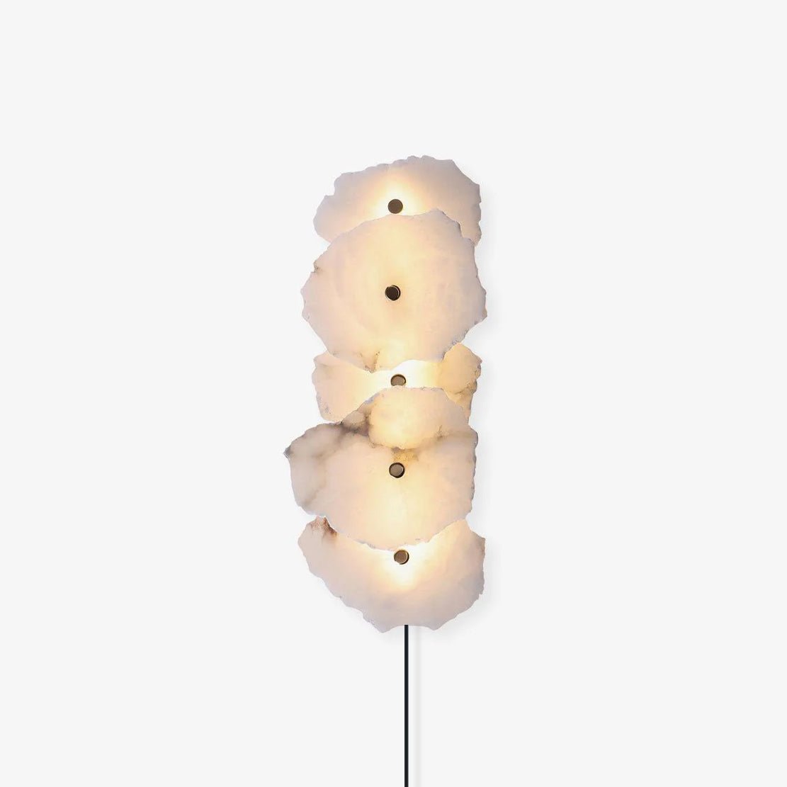 Petra Alabaster Plug-in Wall Lamp