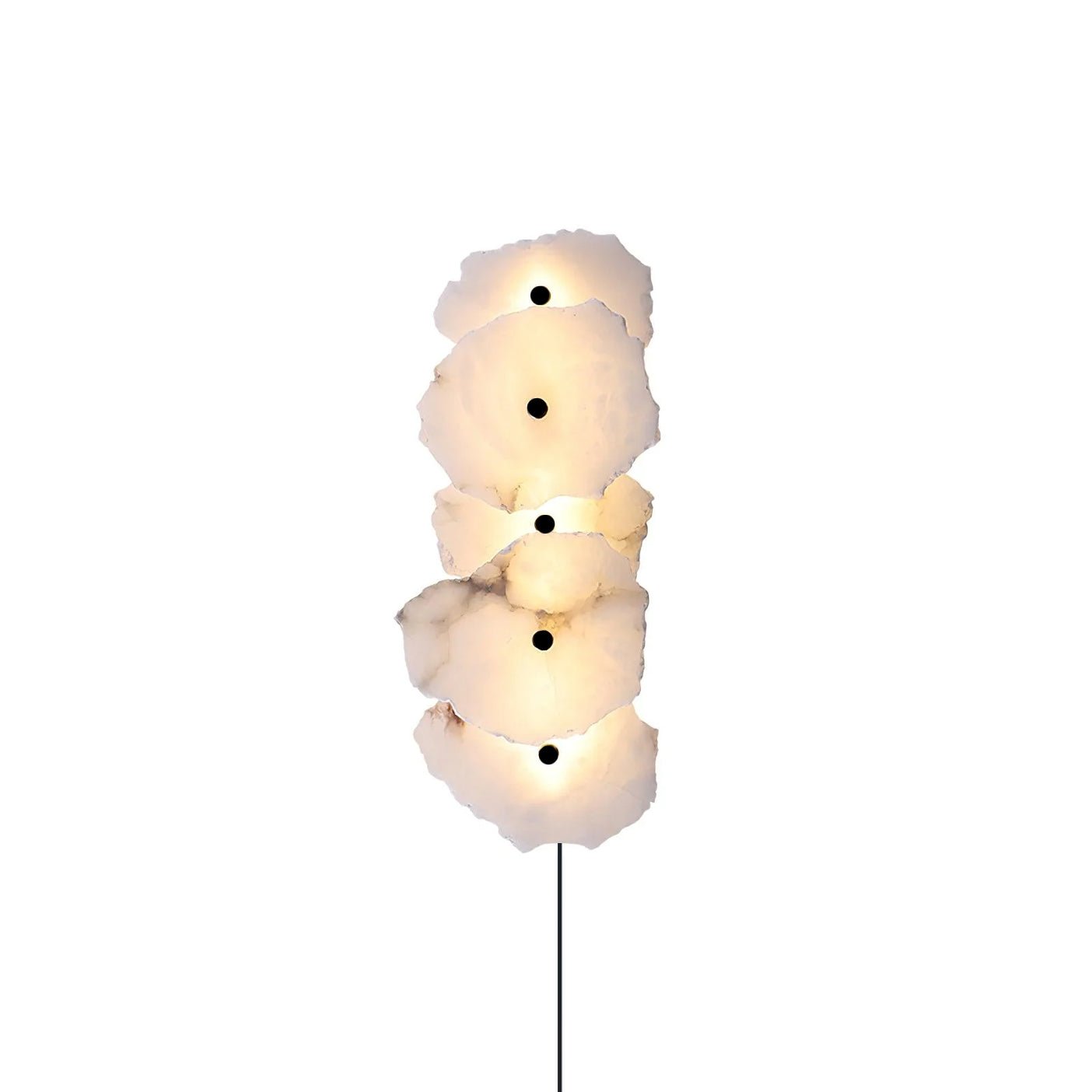Petra Alabaster Plug-in Wall Lamp