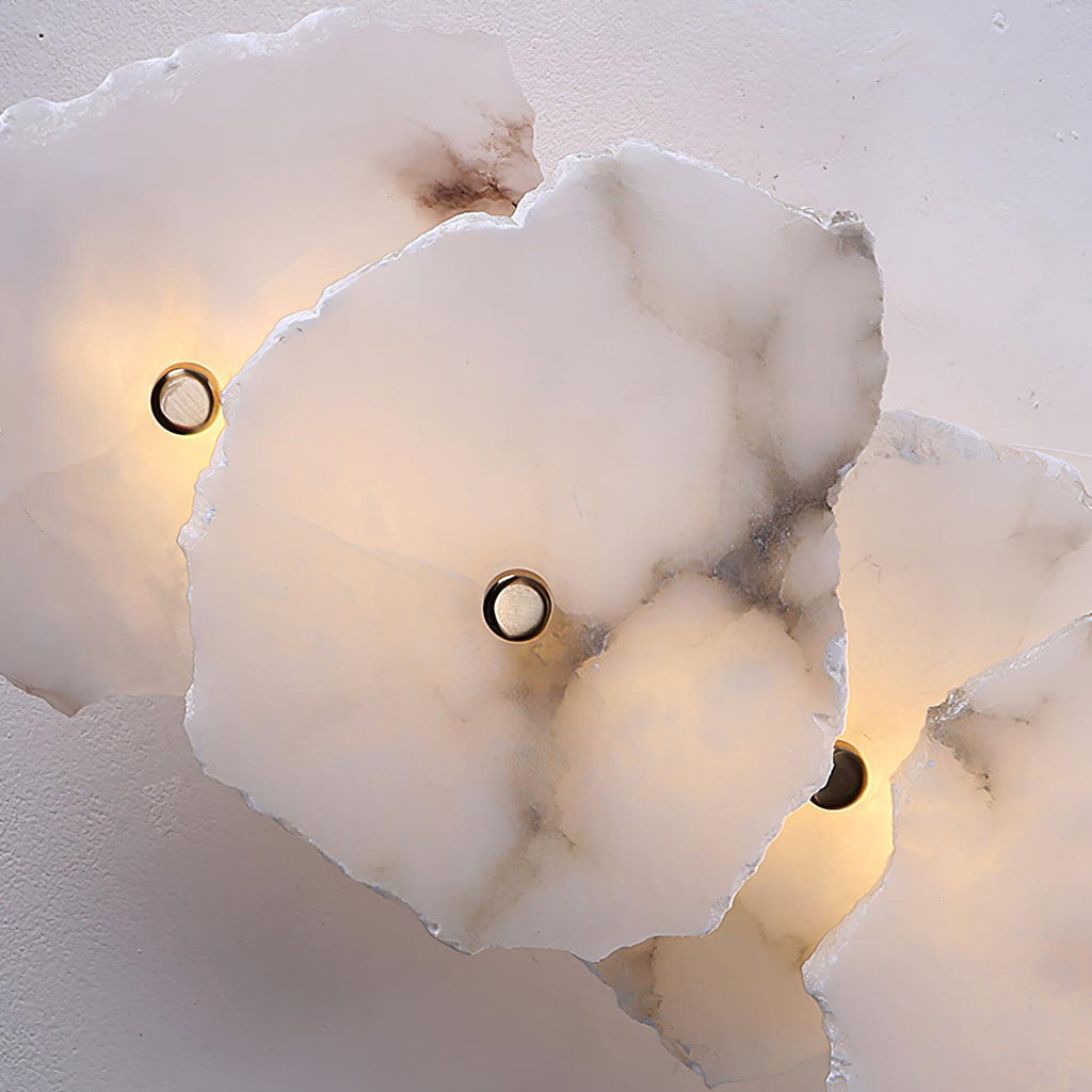 Petra Alabaster Plug-in Wall Lamp