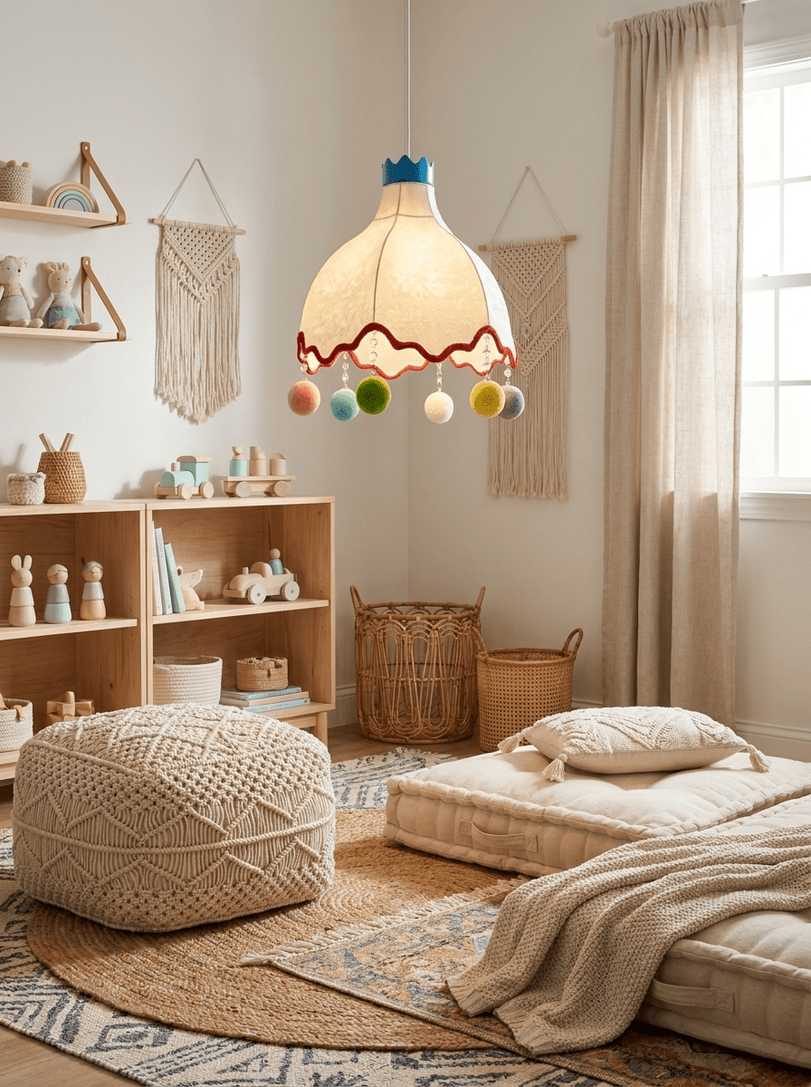 Pippi Kids Fabric Pendant Light