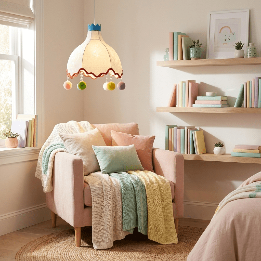 Pippi Kids Fabric Pendant Light