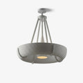 Plaster Drum Chandelier