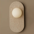 Plinto Marble Wall Sconce