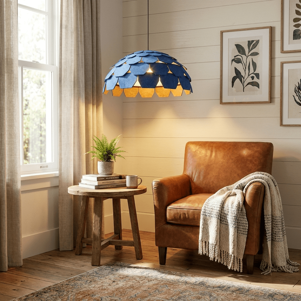 Plume Felt Pendant Lamp