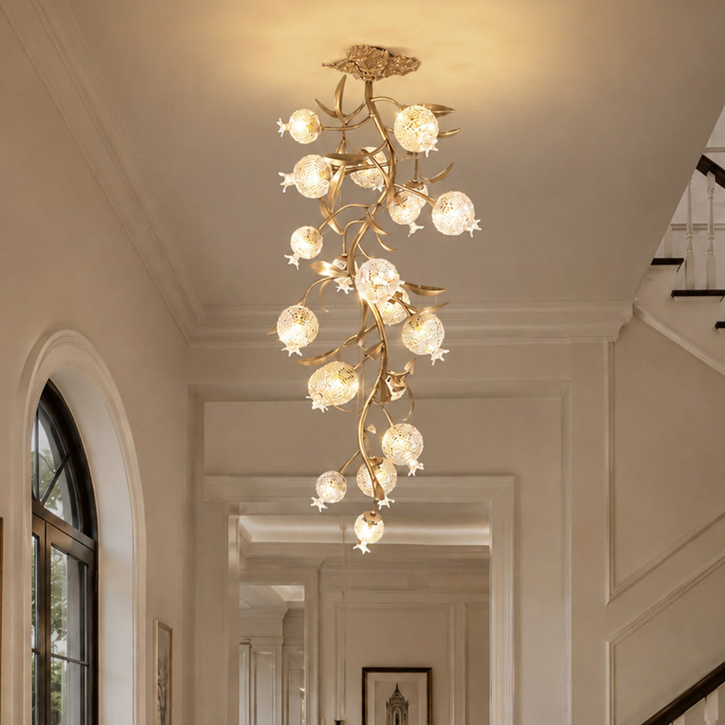 Pomegranate Brass Ceiling Lamp