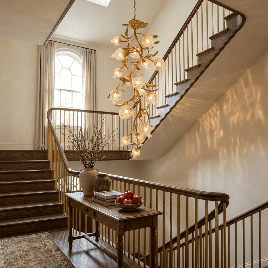 Pomegranate Brass Ceiling Lamp