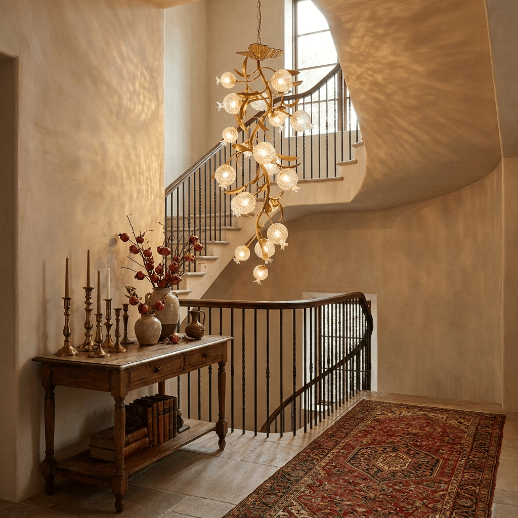 Pomegranate Brass Ceiling Lamp