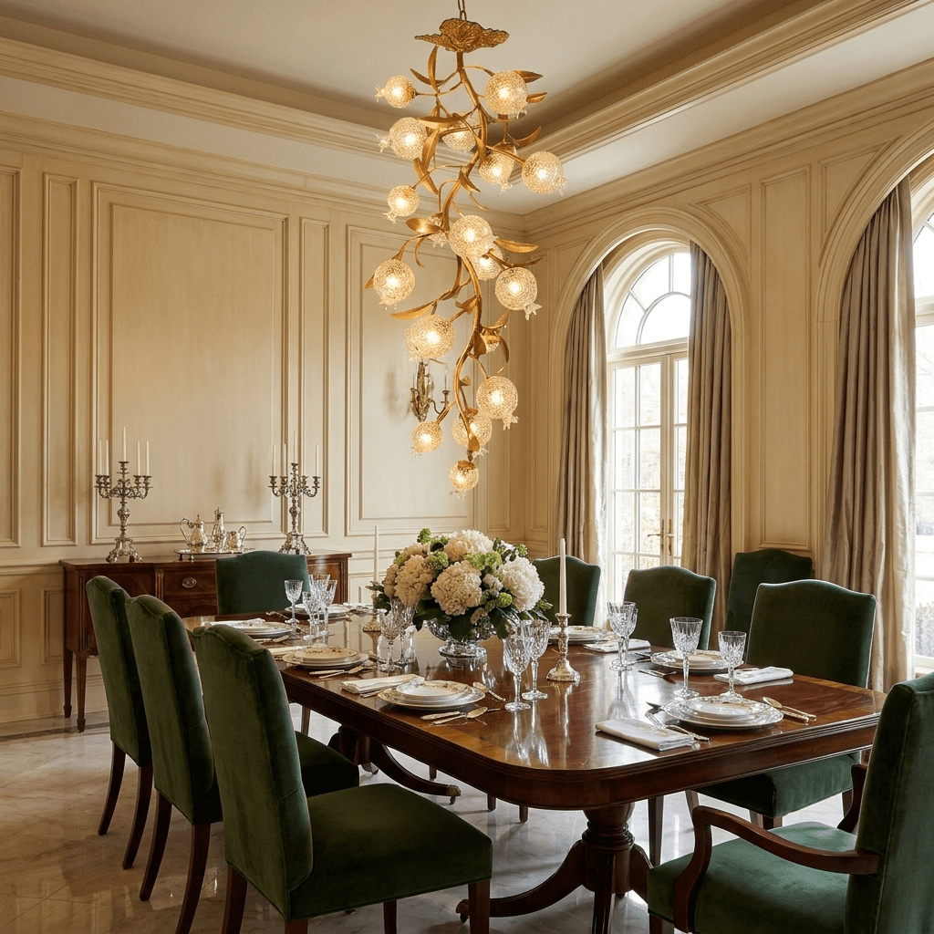 Pomegranate Brass Ceiling Lamp