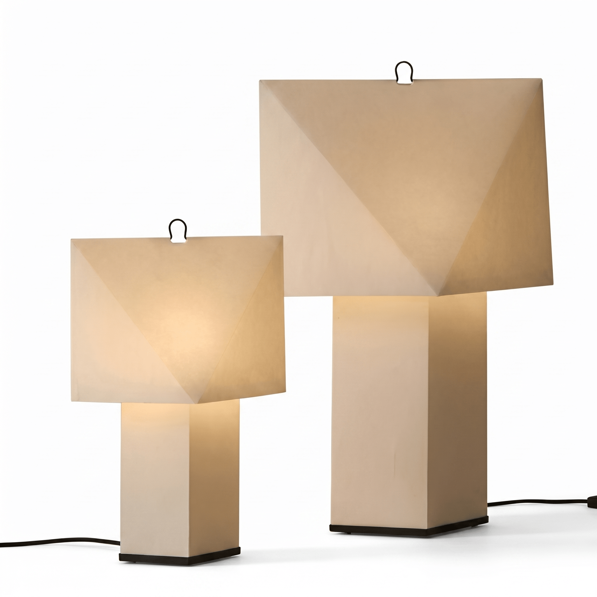 Quadrella Paper Shade Table Lamp