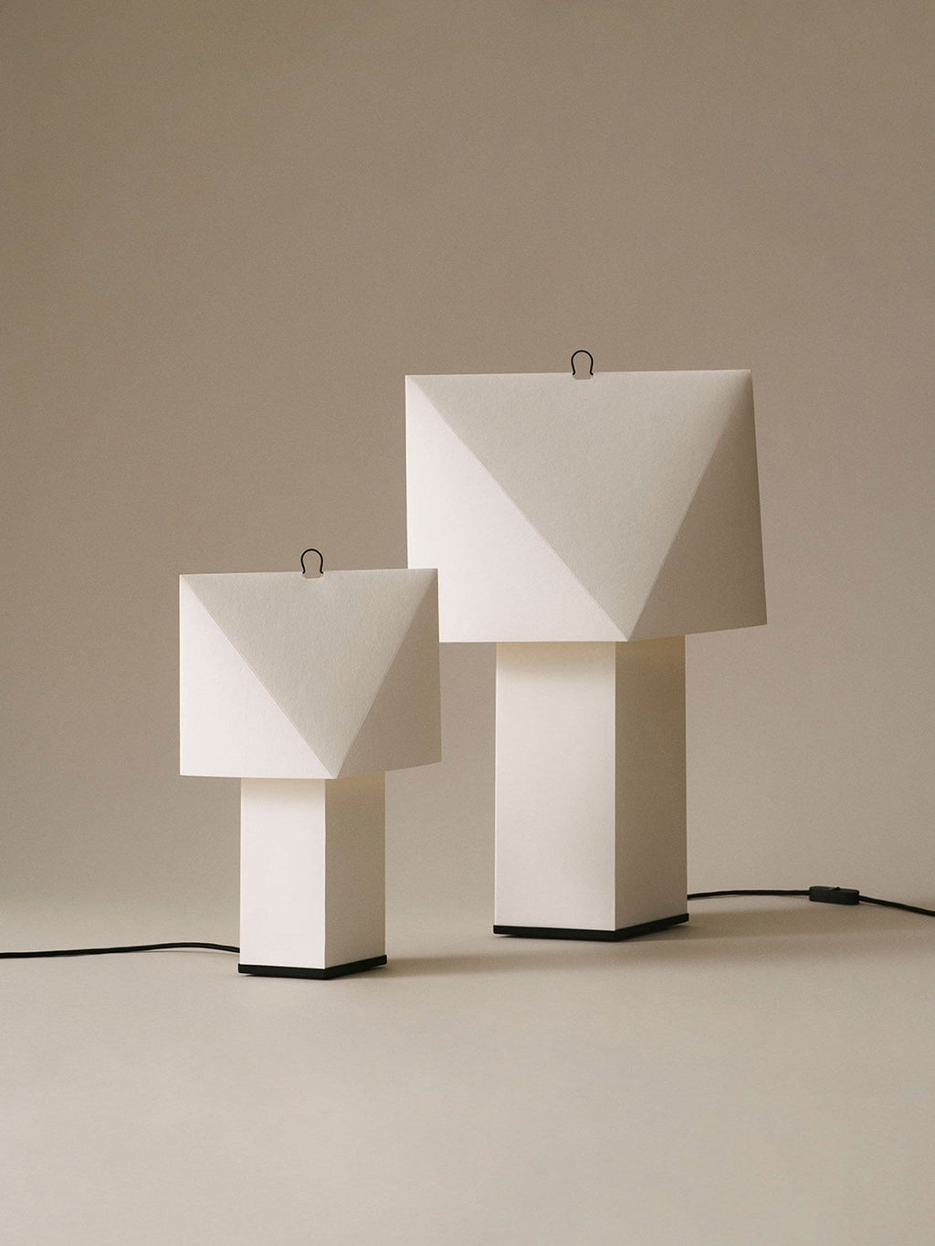 Quadrella Paper Shade Table Lamp