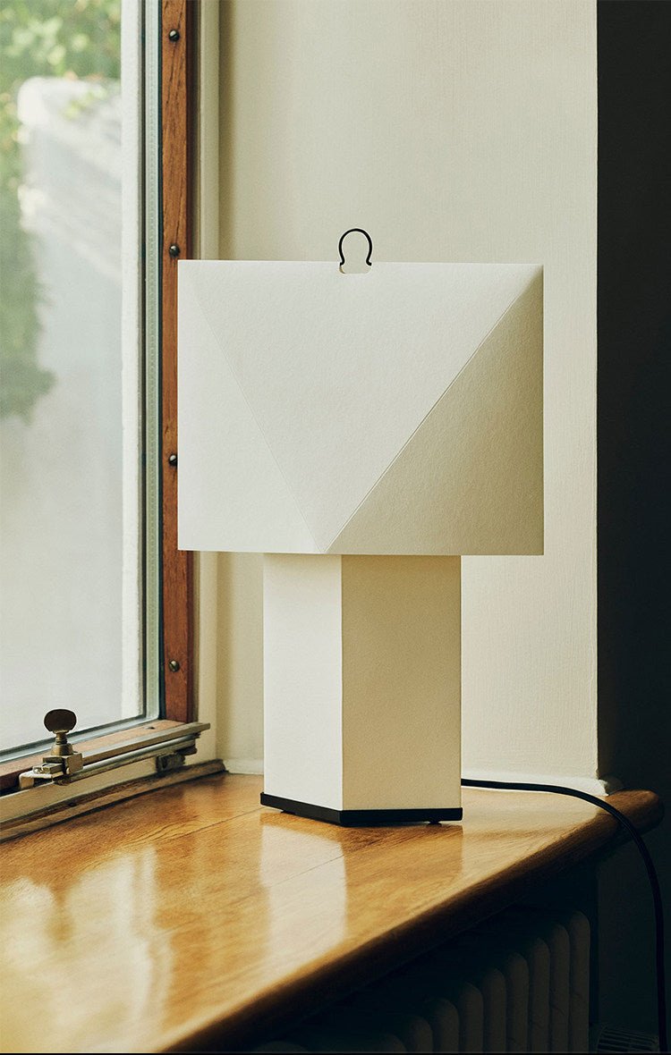Quadrella Paper Shade Table Lamp