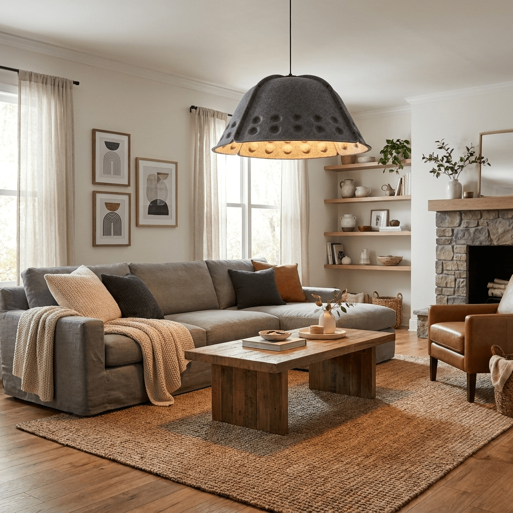Quell Acoustic Dome Pendant Light