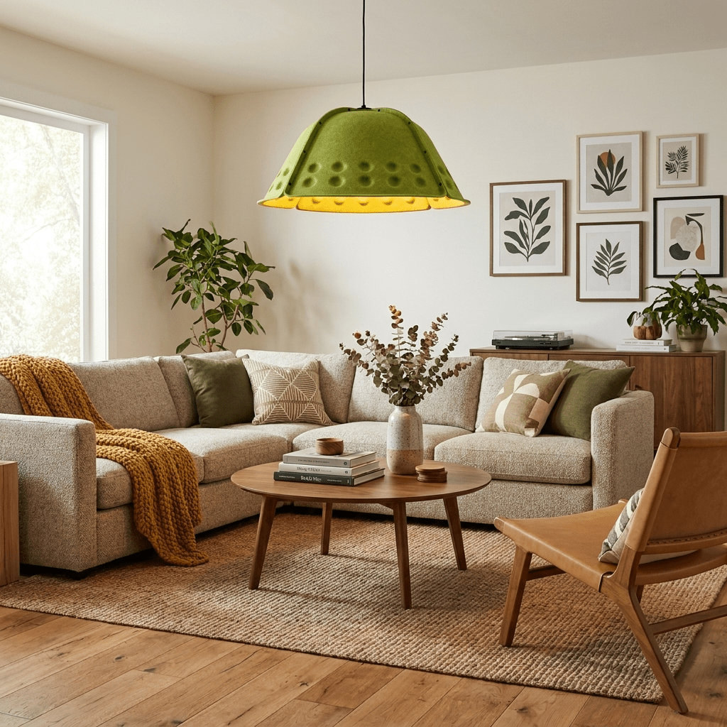 Quell Acoustic Dome Pendant Light