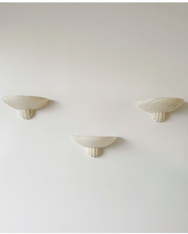 Rare Alabaster Wall Sconce