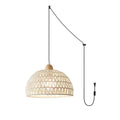 Rattan Arch Swag Pendant Lamp