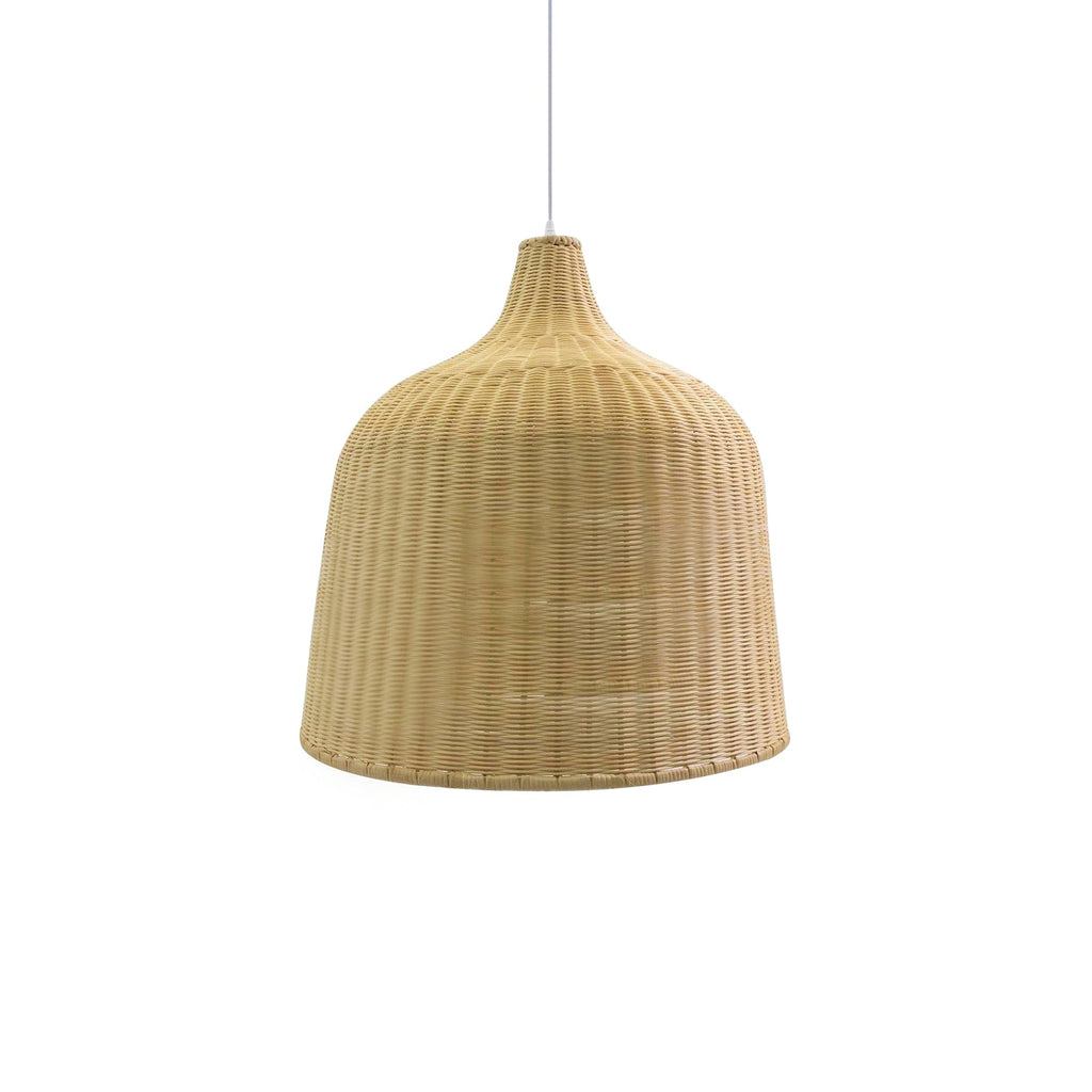 Rattan Bell Pendant Light