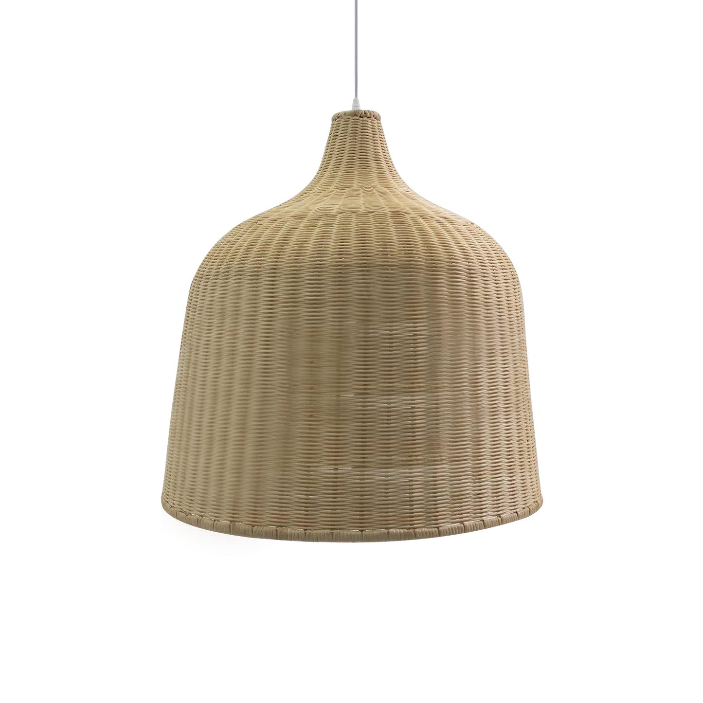 Rattan Bell Pendant Light