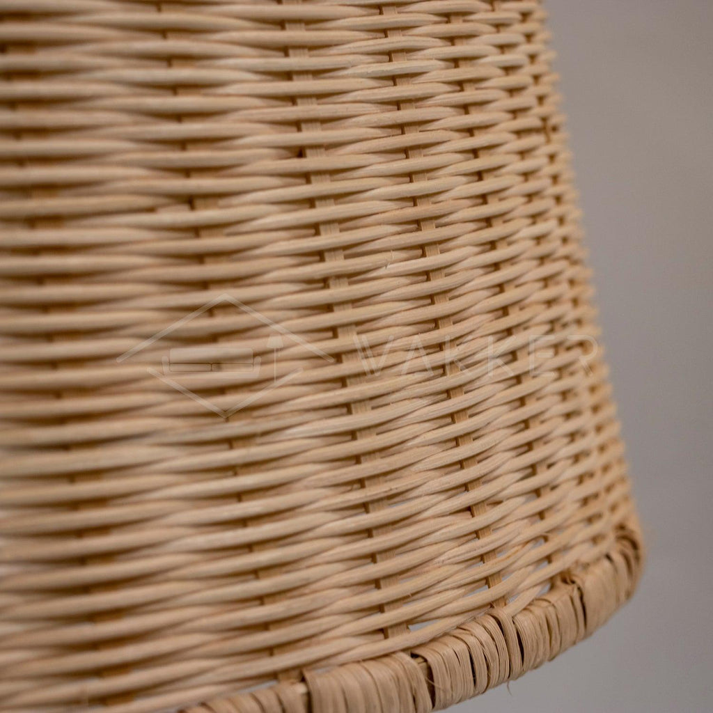 Rattan Bell Pendant Light