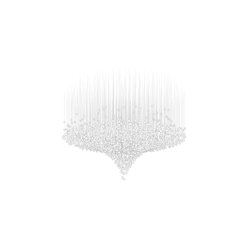 Raw Crystal Customize Chandelier