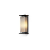 Rectangular Outdoor Wall Light, Waterproof Black Exterior Sconce for Porch & Garden