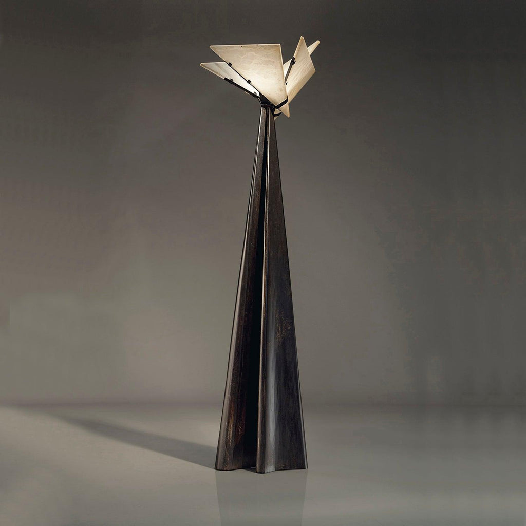 Religieuse Alabaster Floor Lamp