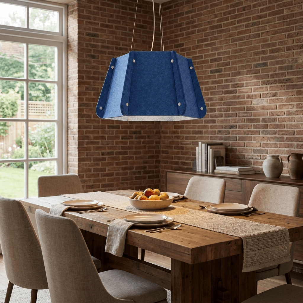Repose Paneled Acoustic Pendant Light