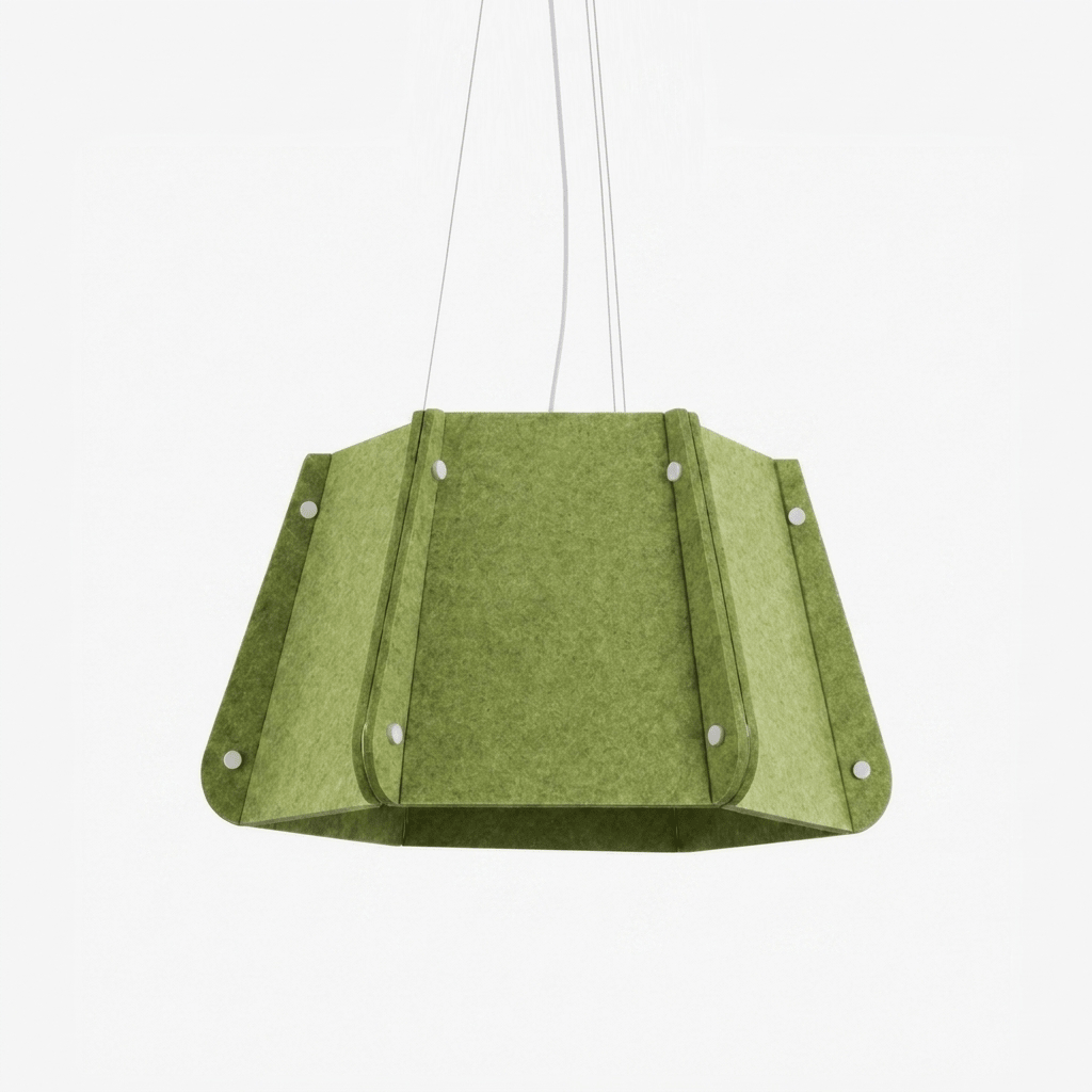 Repose Paneled Acoustic Pendant Light