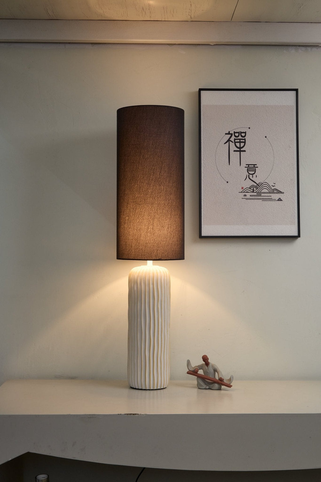 Reed Pillar Table Lamp