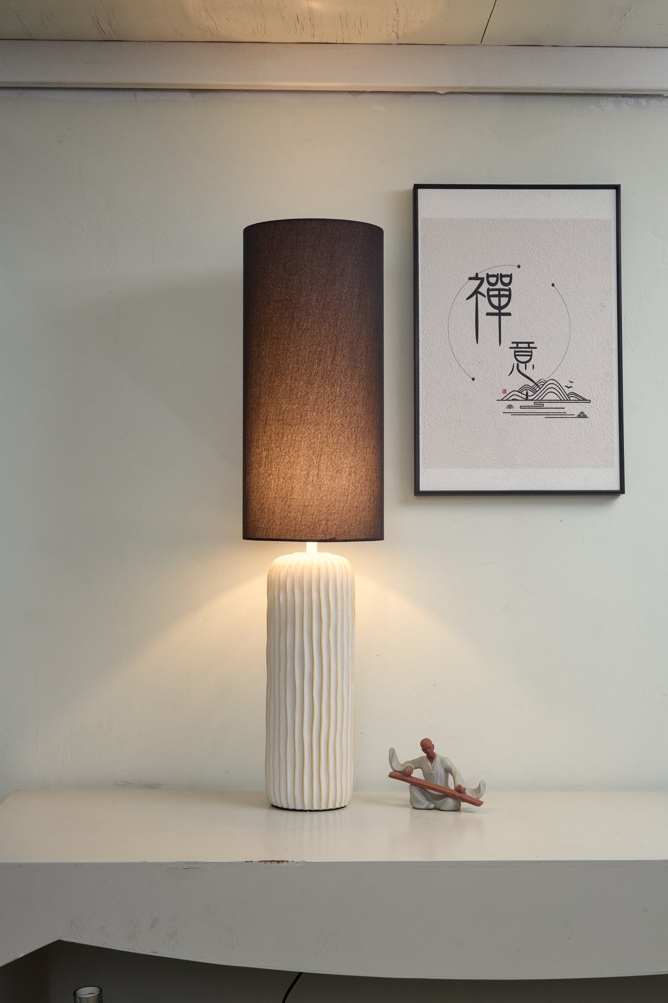 Reed Pillar Table Lamp