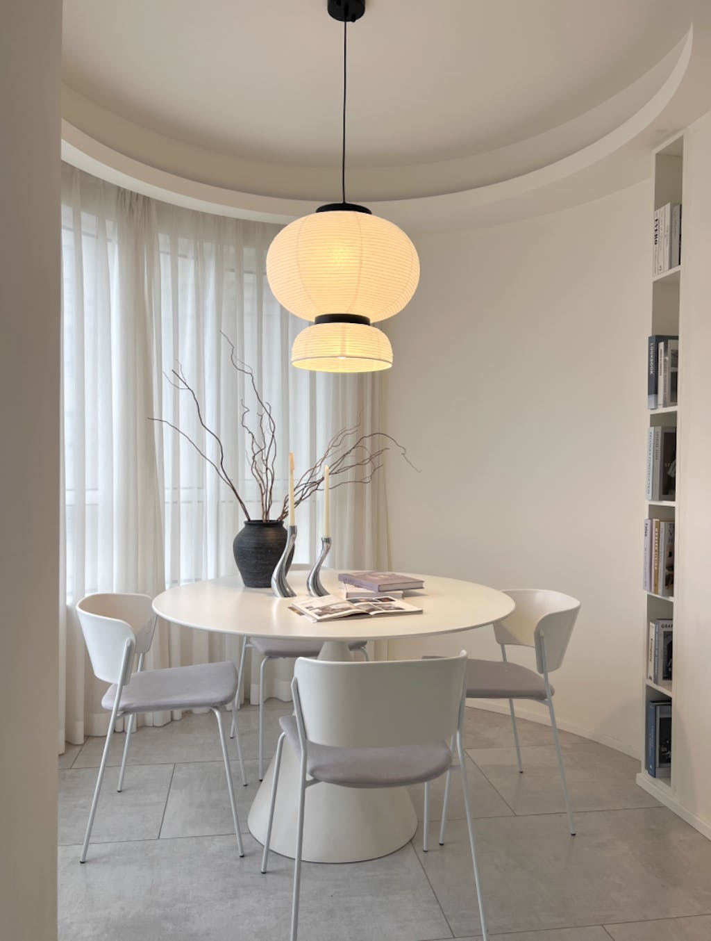 Rice Paper Lantern Pendant Swag Lamp