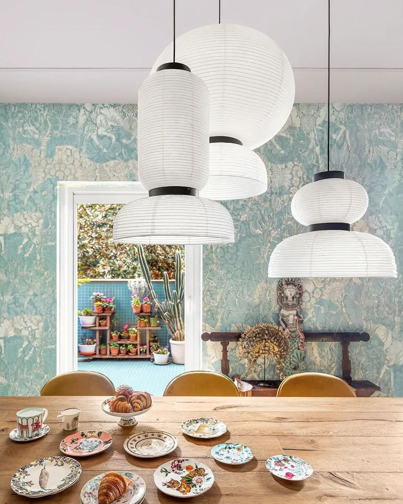 Rice Paper Lantern Pendant Swag Lamp