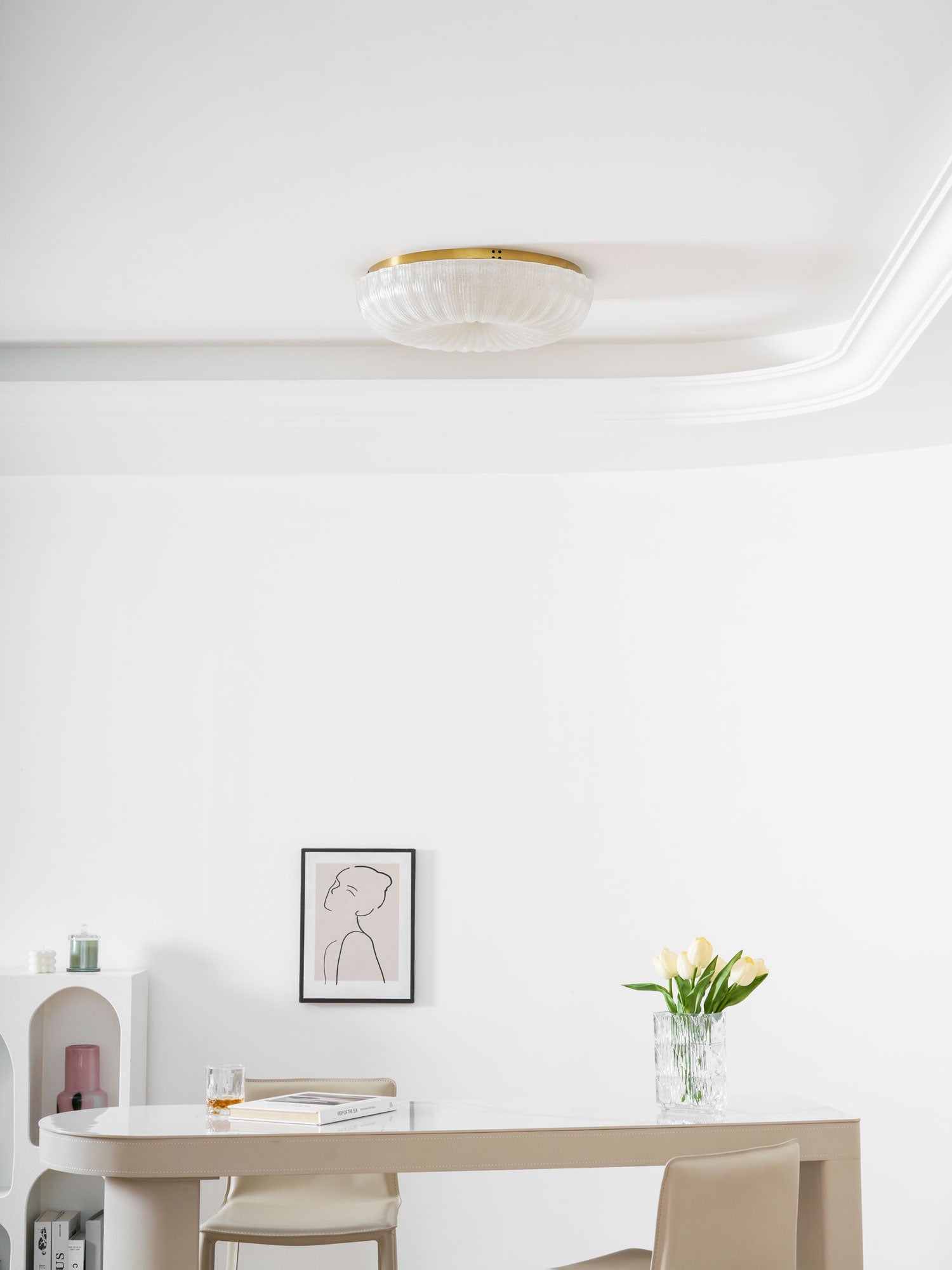 Ripple Glass Ceiling Light