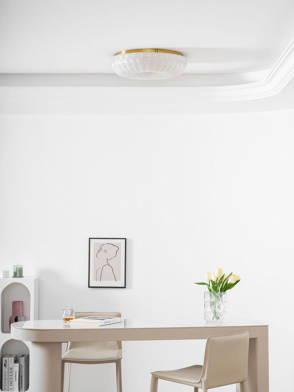 Ripple Glass Ceiling Light