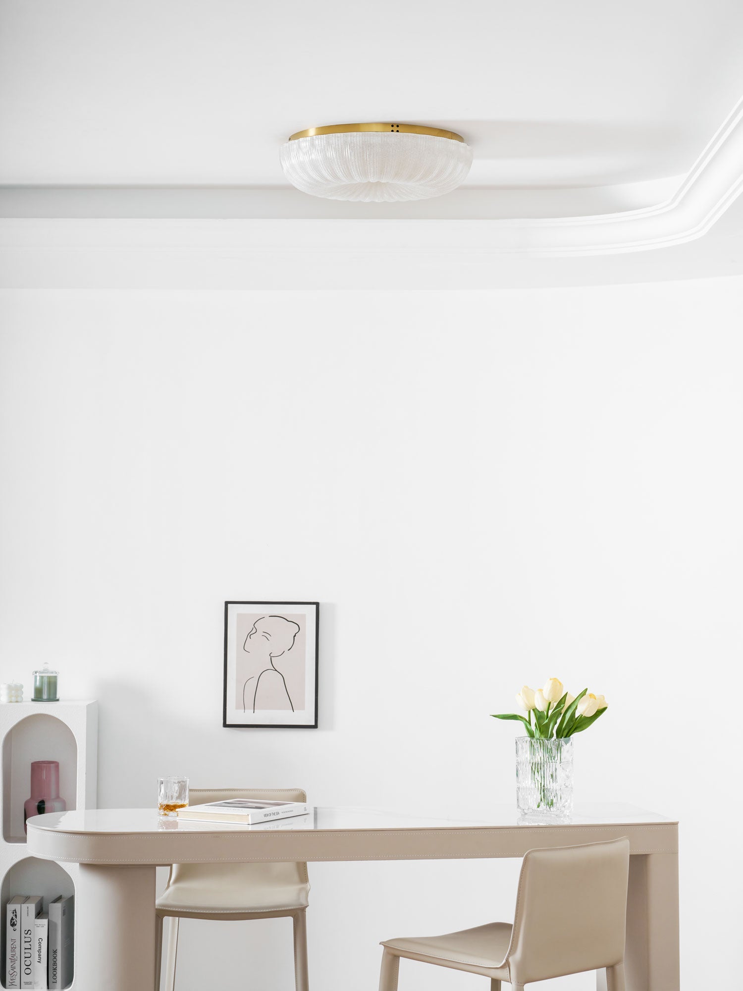 Ripple Glass Ceiling Light