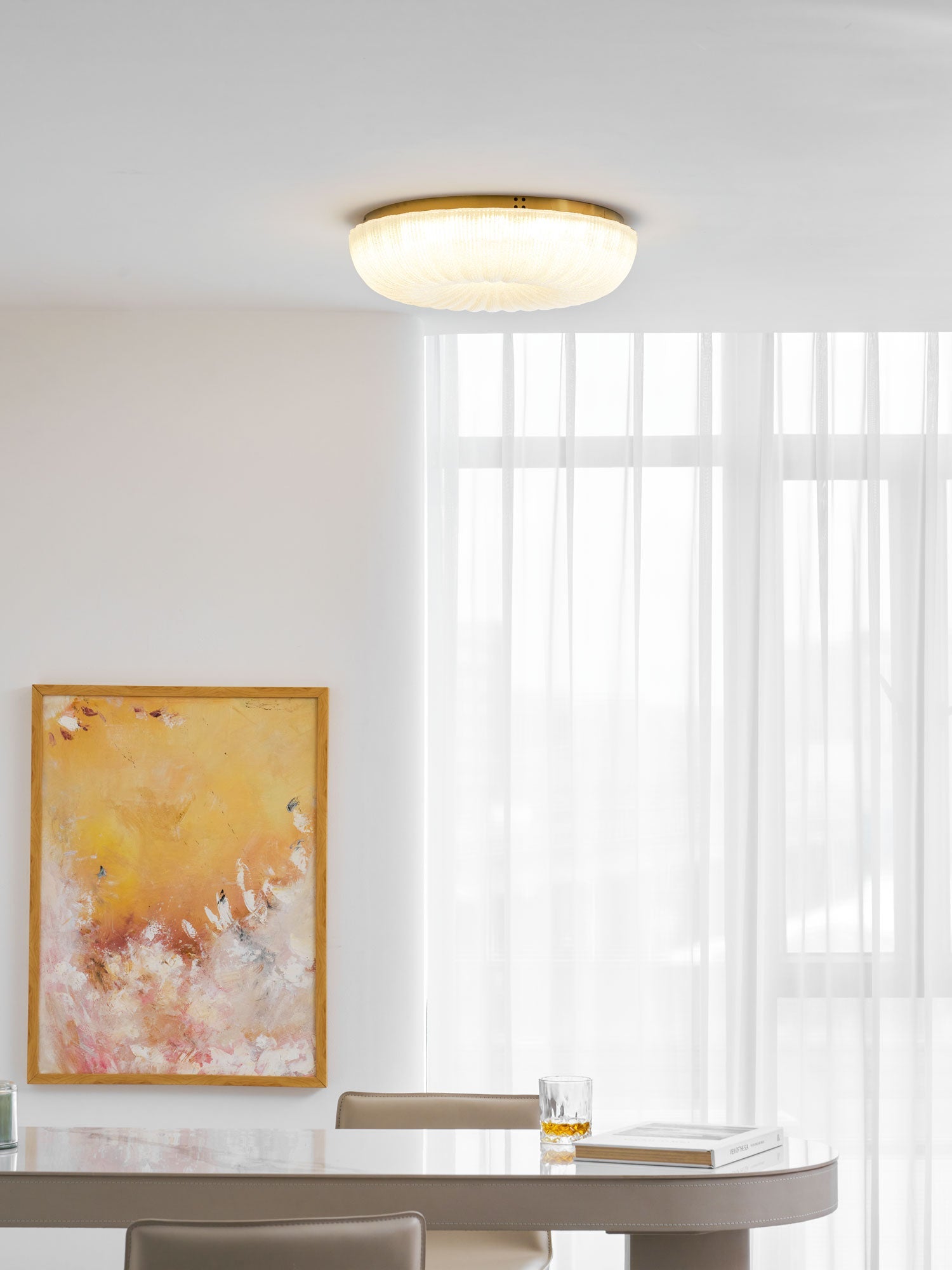 Ripple Glass Ceiling Light