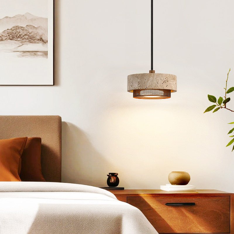 Riva Travertine Pendant Lamp