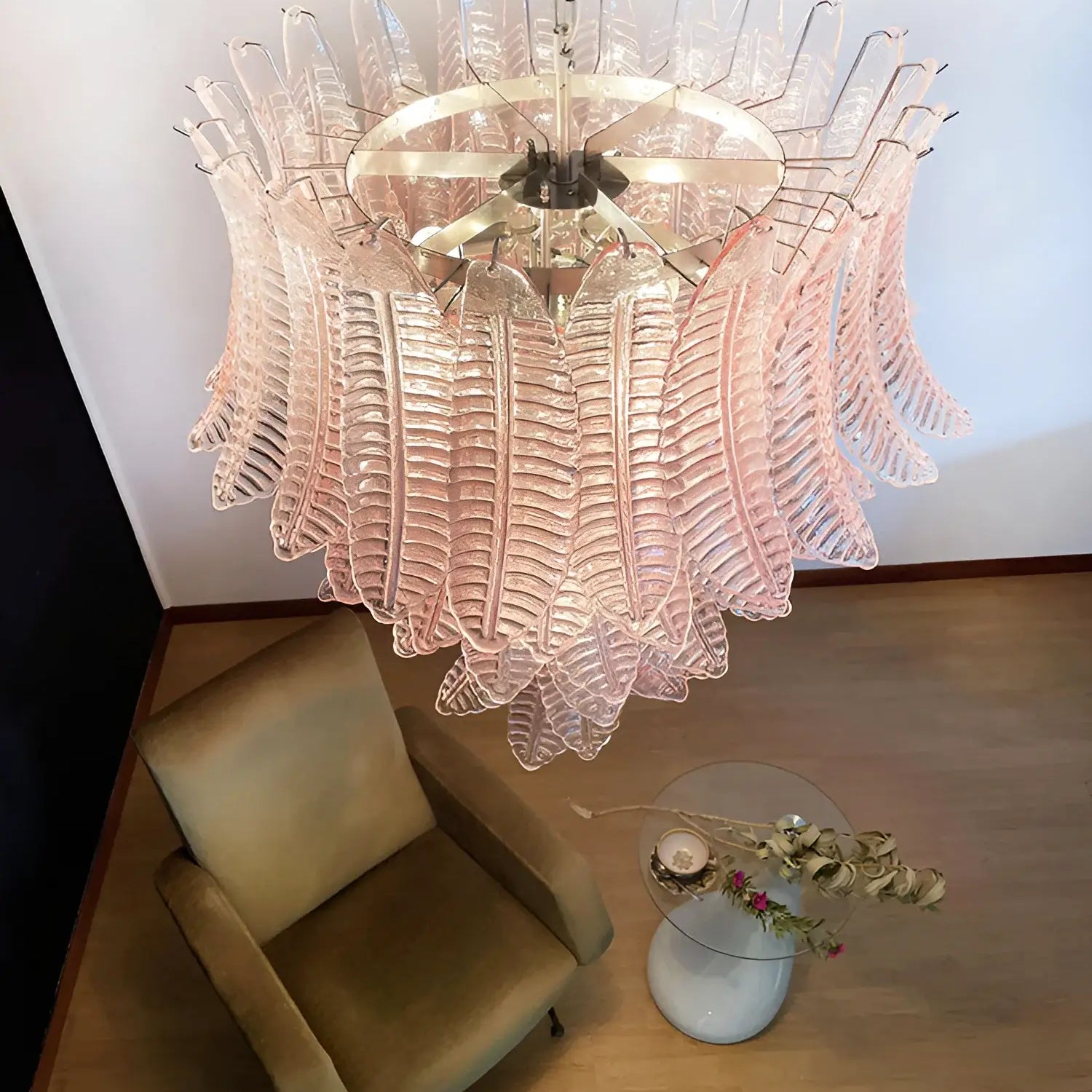 Rosalind Glass Chandelier