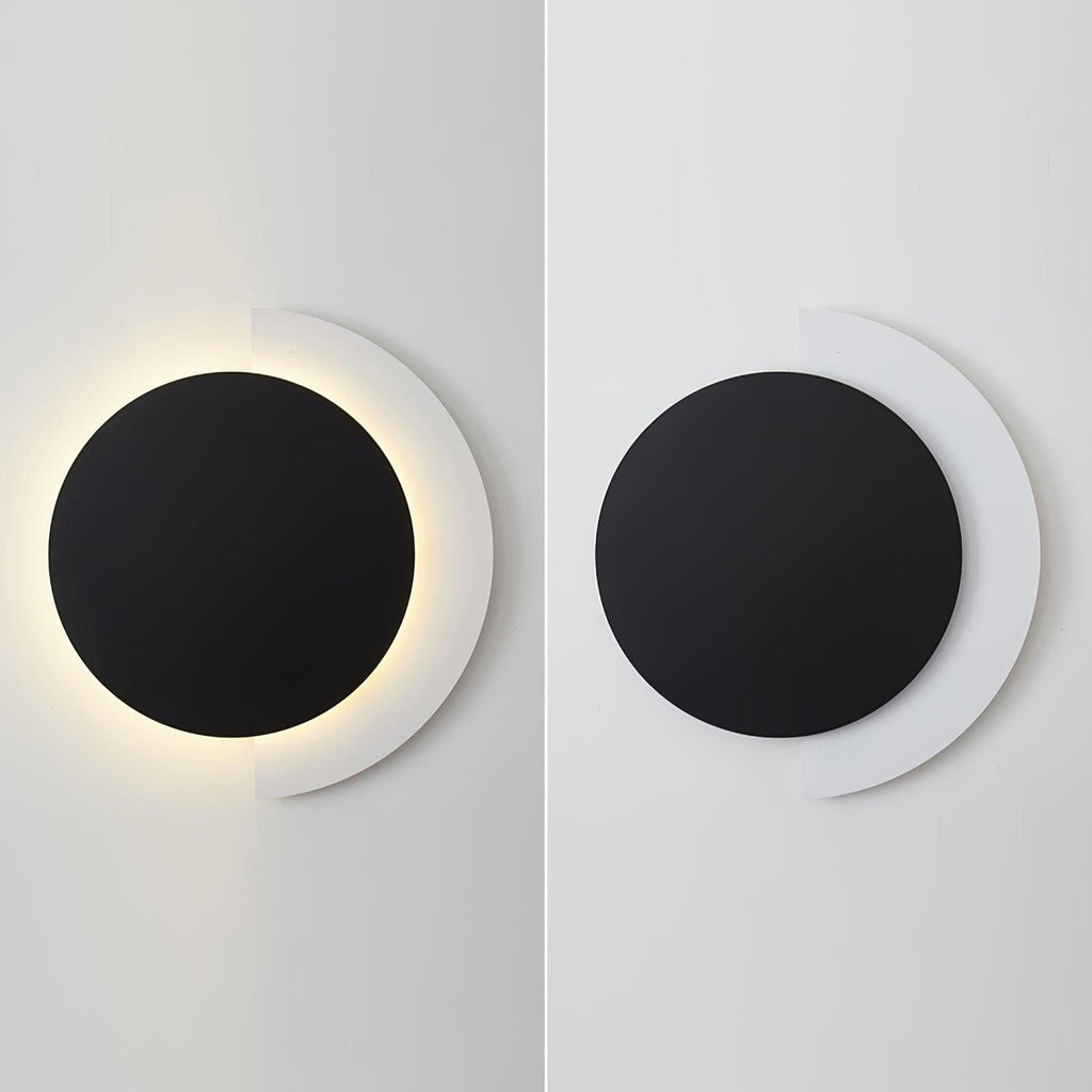 Rounded Abstract Art Sconce
