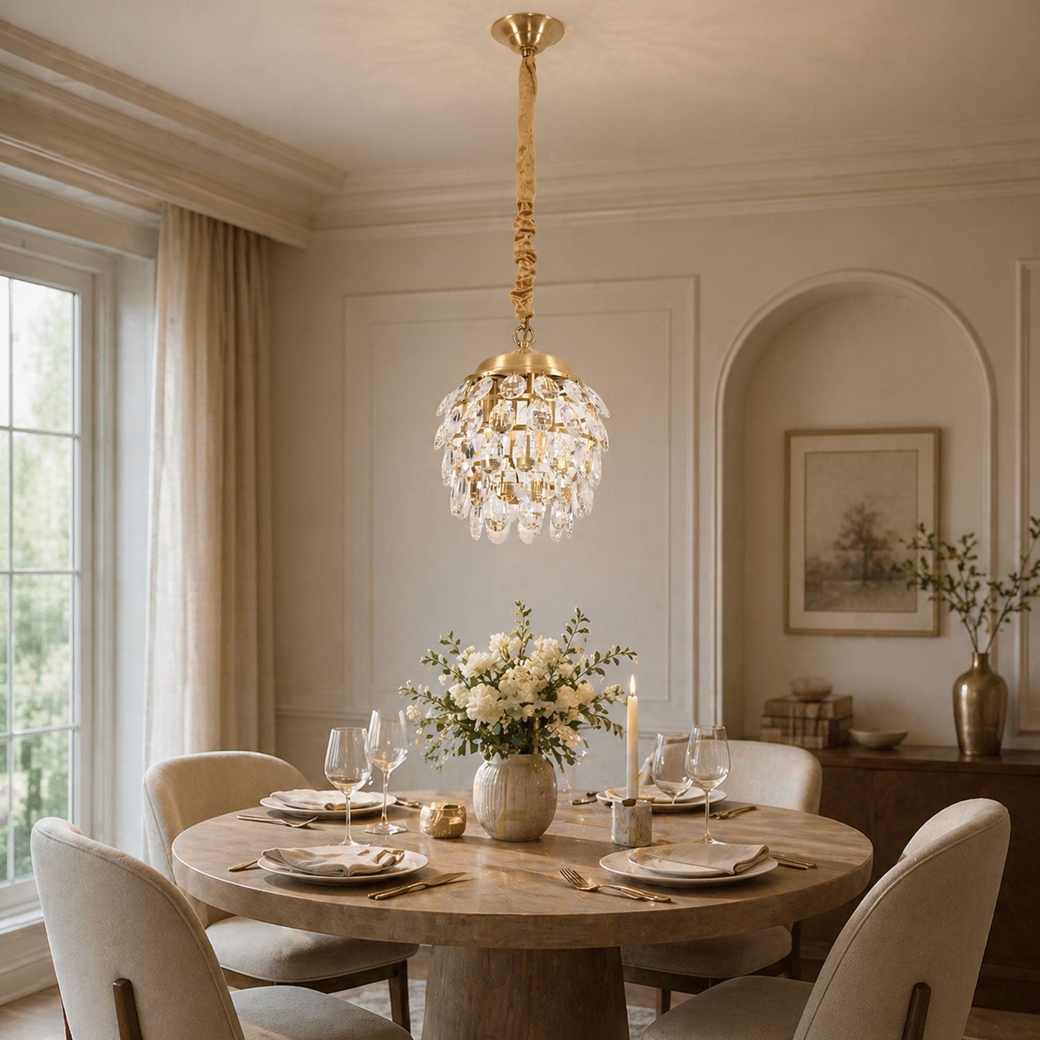 Roxanne Crystal Pendant Light