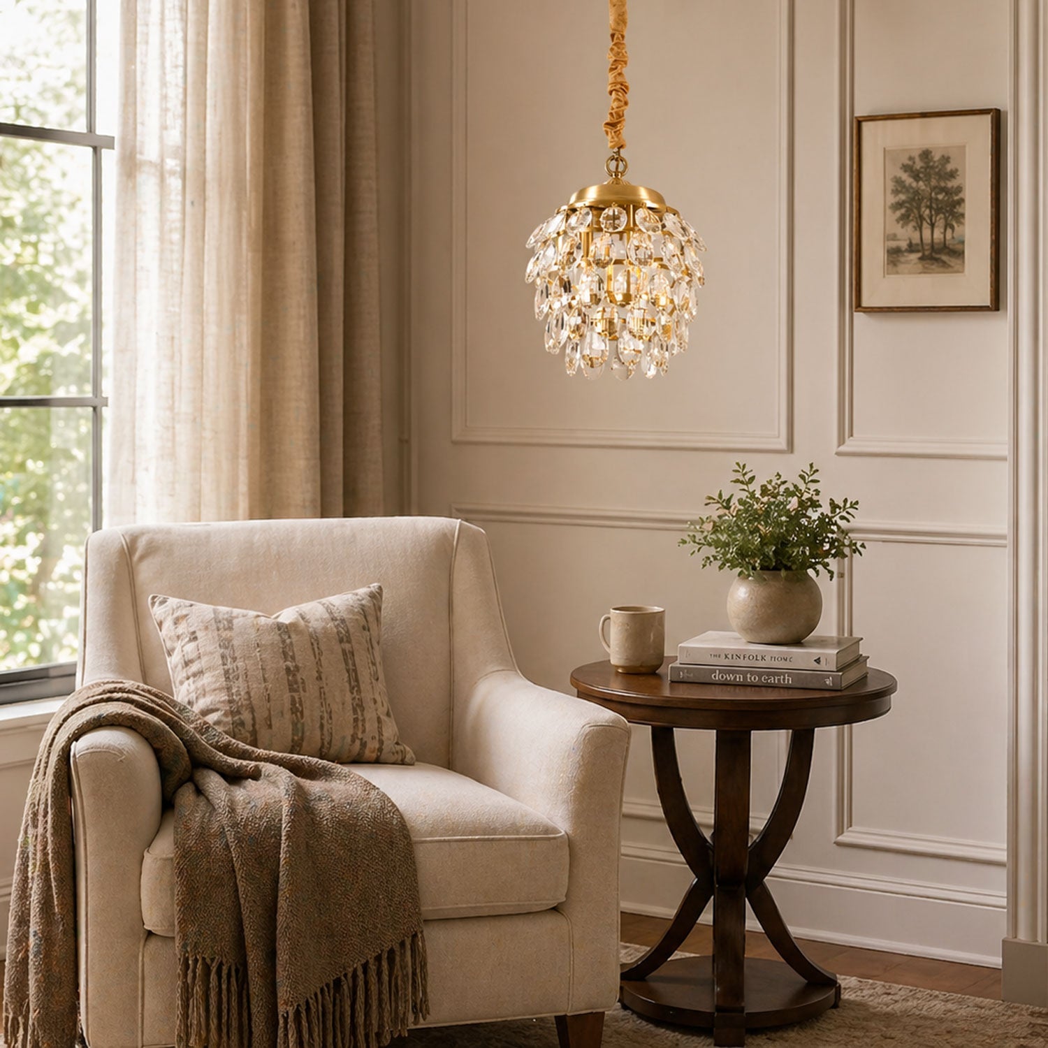 Roxanne Crystal Pendant Light