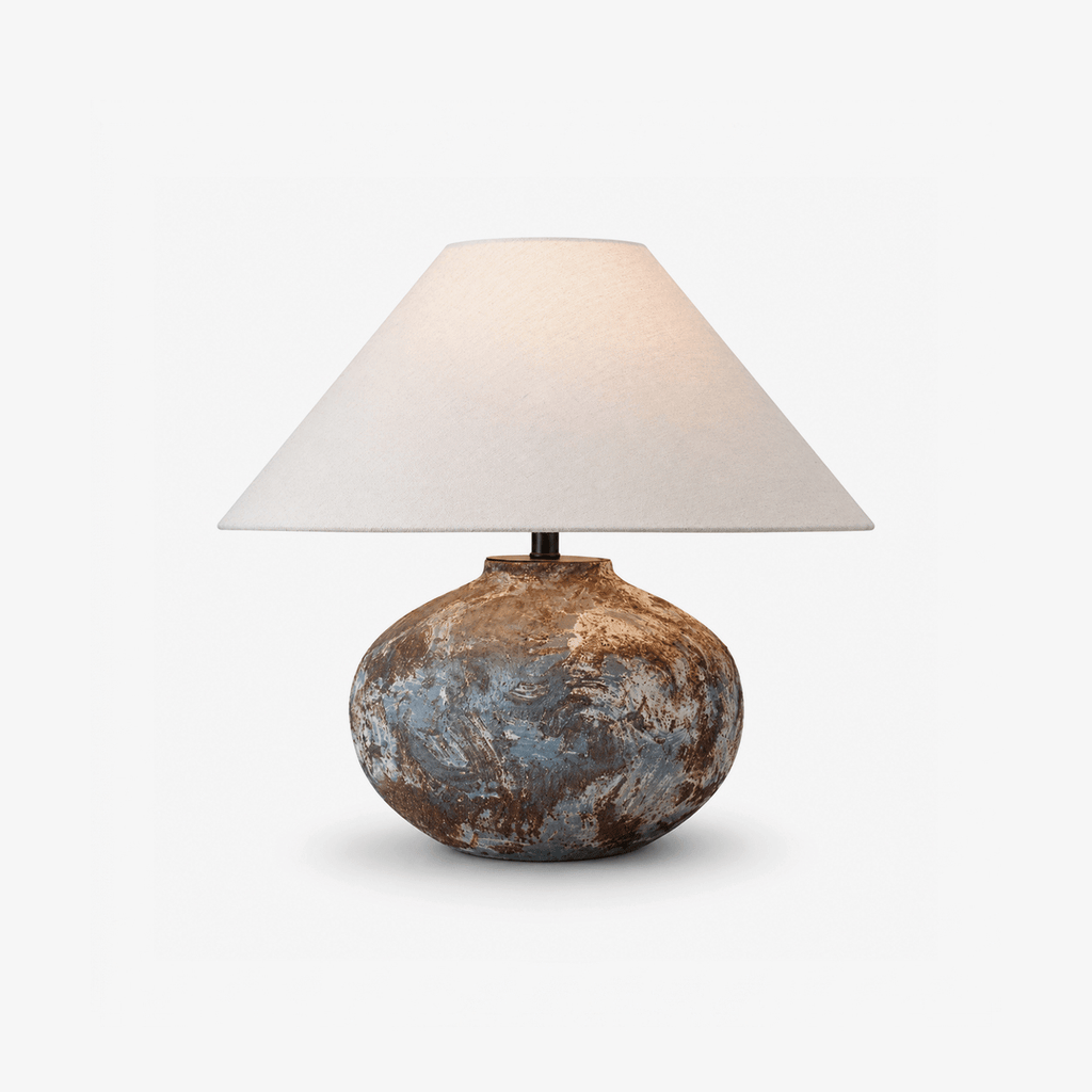 Ruggine Distressed Ceramic Table Lamp