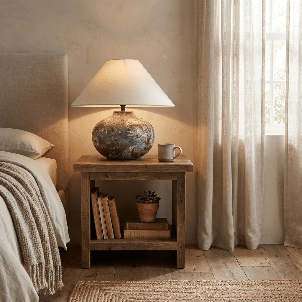 Ruggine Distressed Ceramic Table Lamp