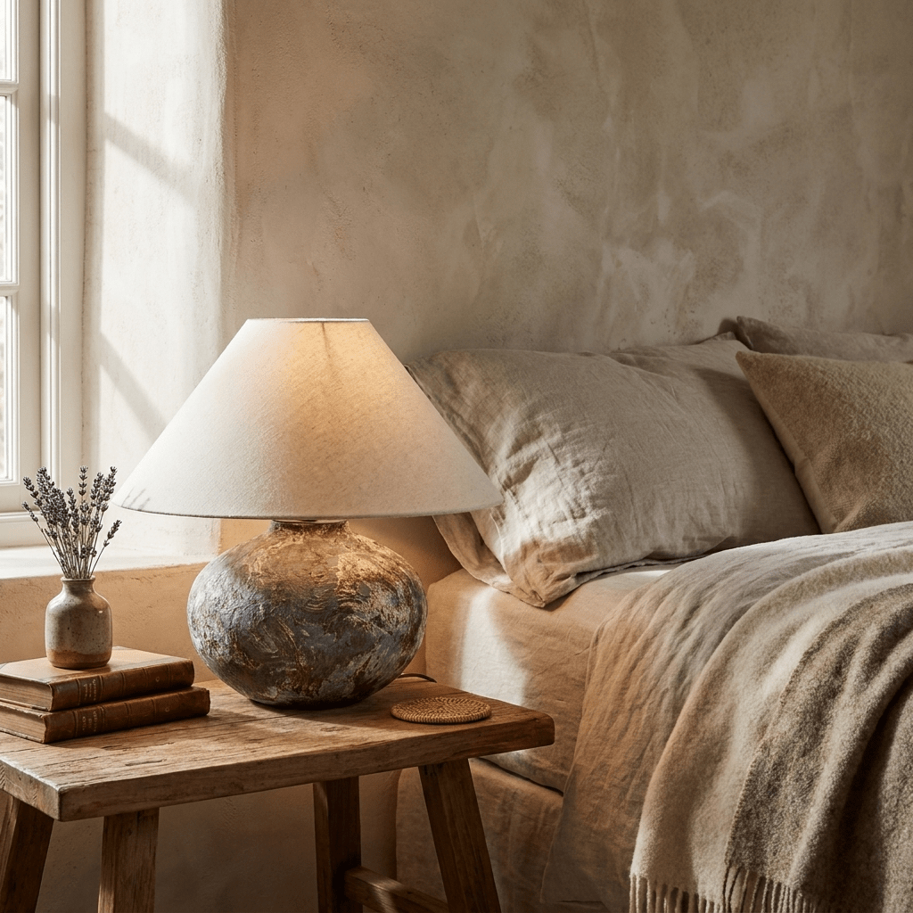 Ruggine Distressed Ceramic Table Lamp