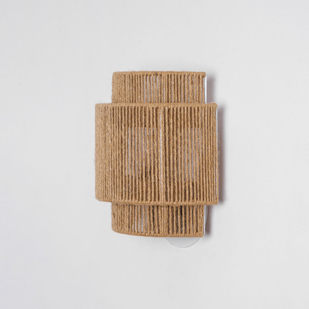 Rustic Weave Wall Lamp