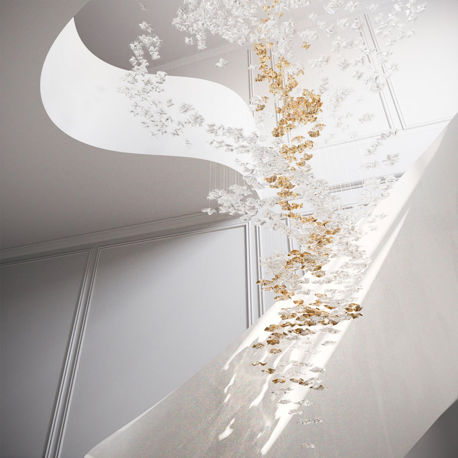 Tidal Art Glass Pendants Lamp