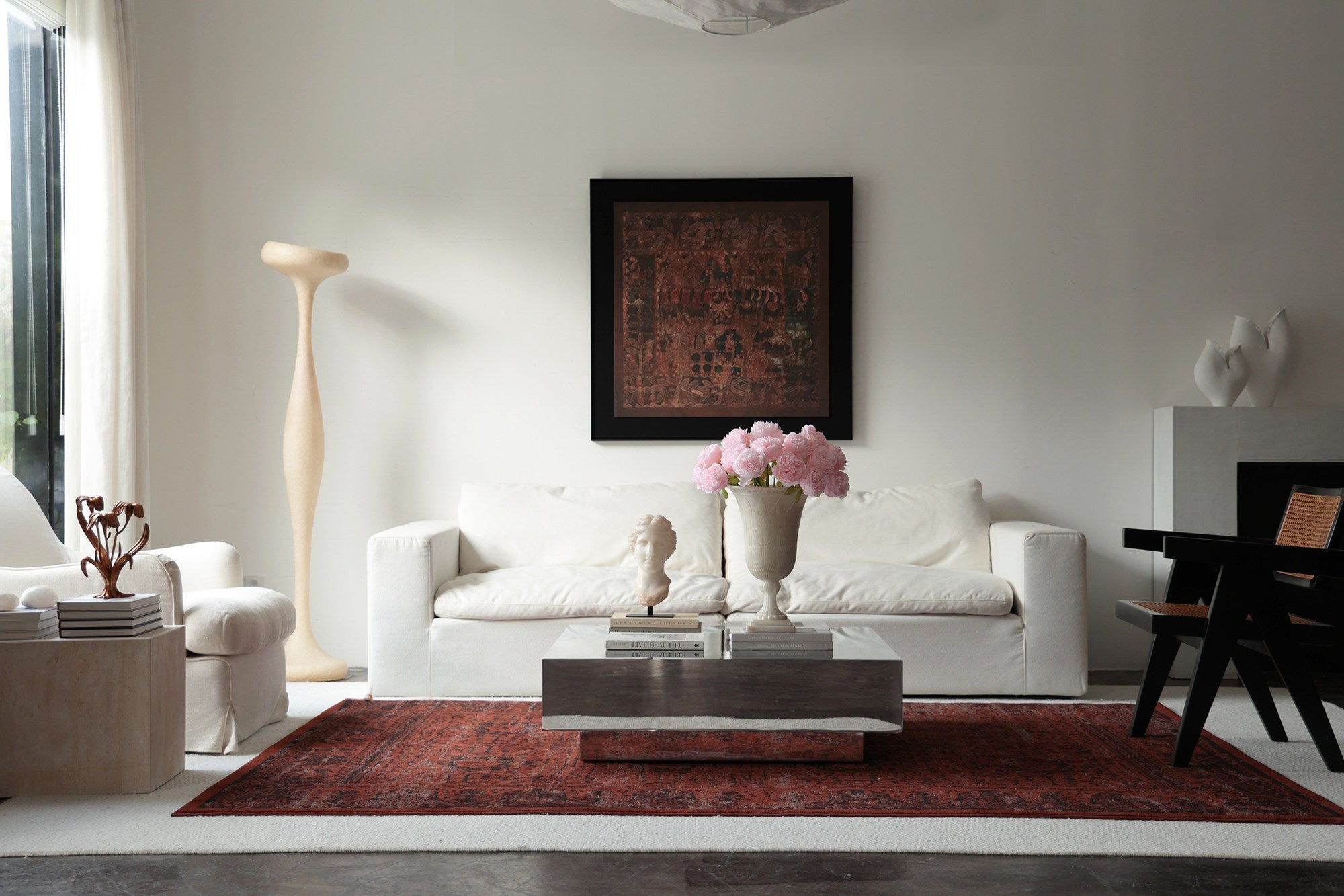 Sculptural Tall Floor Lamp