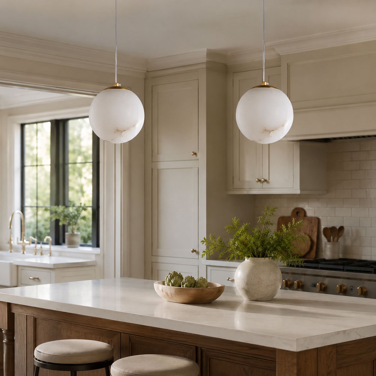 Selunia Alabaster Pendant Lamp
